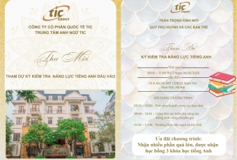 KIỂM TRA NĂNG LỰC TIẾNG ANH T� I TRUNG TÂM ANH NGỮ TIC